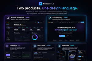 Nexus UI Kit-Admin Dashboard & SaaS, a React Template by PNHD