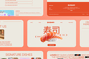 Sushi Restaurant Figma Landing Page, a Landing Page Template by Supanium Studio (Thumbnail 3 of 5)