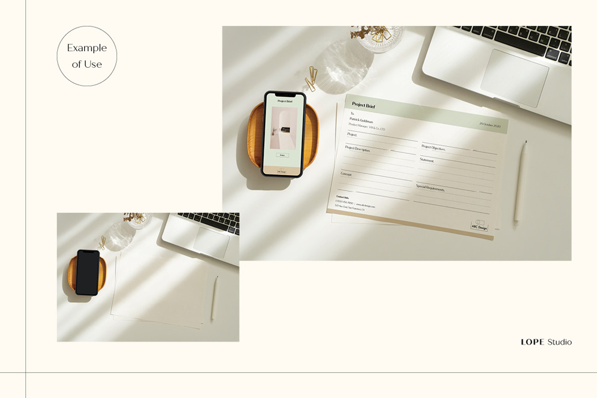 A4 Print Mockup SET, a Print Template by LOPEstudio (Photo 5 of 9)