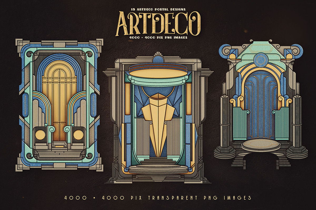 SALE Art Deco Toolkit, a Background Graphic by Cruzine (Photo 9 of 111)