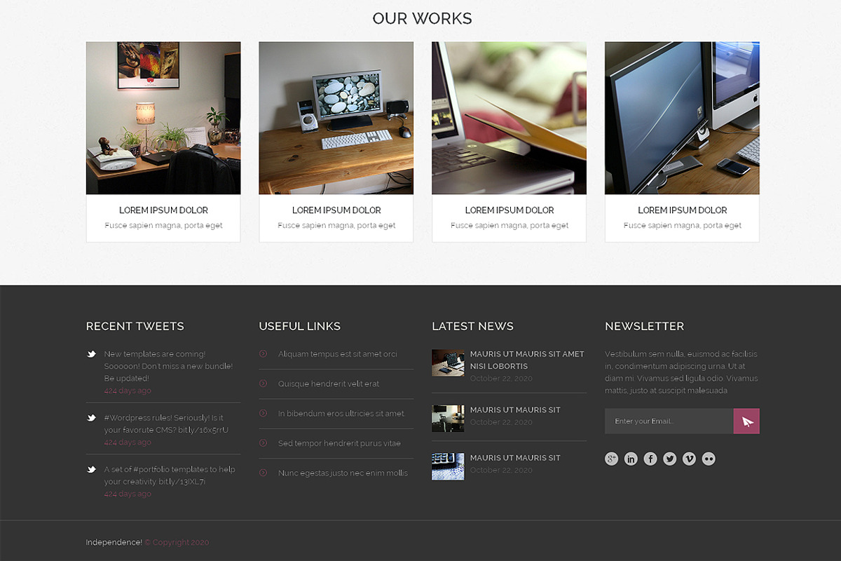 Independence Bootstrap Template, a Bootstrap Template by IceTemplates (Photo 4 of 4)