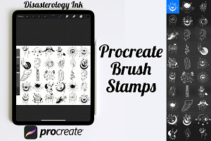 Tattoos Set 4 Procreate Brush Stamps