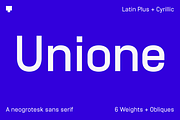 Unione, a Sans Serif Font by TOMO Fonts (Thumbnail 1 of 15)