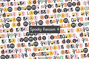 SPOOKY RANSOM Halloween Cut Out Font, a Handwritten Font by Blush Font Co. (Thumbnail 12 of 14)