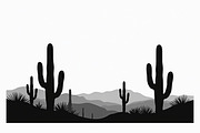 Wild Desert Cactus Scene Set, an Illustration by Creativeshirt (Thumbnail 13 of 15)