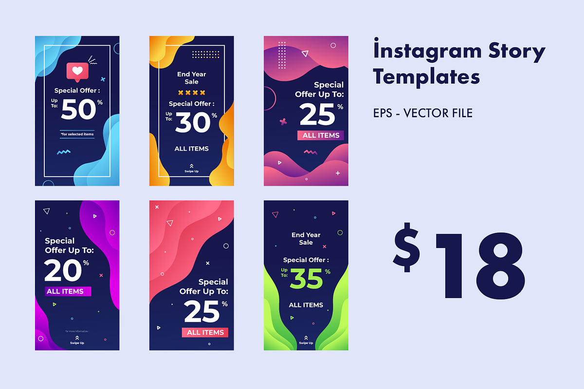 Instagram Story Template design, a Social Media Template by The G! Design (Photo 1 of 2)
