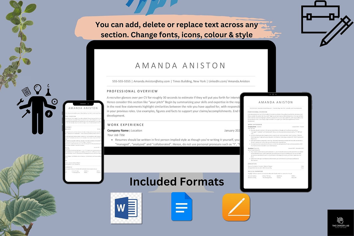 ATS friendly executive cv template, a Resume Template by The Career Lab (Photo 7 of 10)