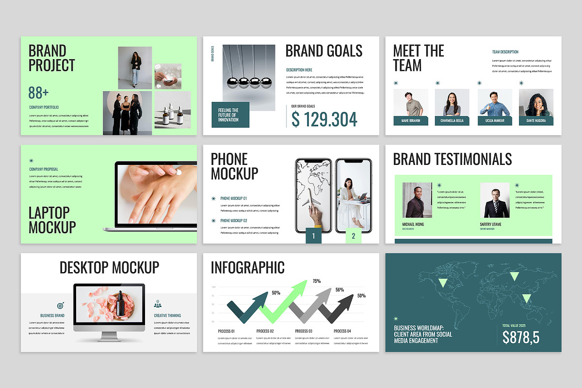 Brand Proposal Google Slides, a Presentation Template by rgbryand (Photo 3 of 6)