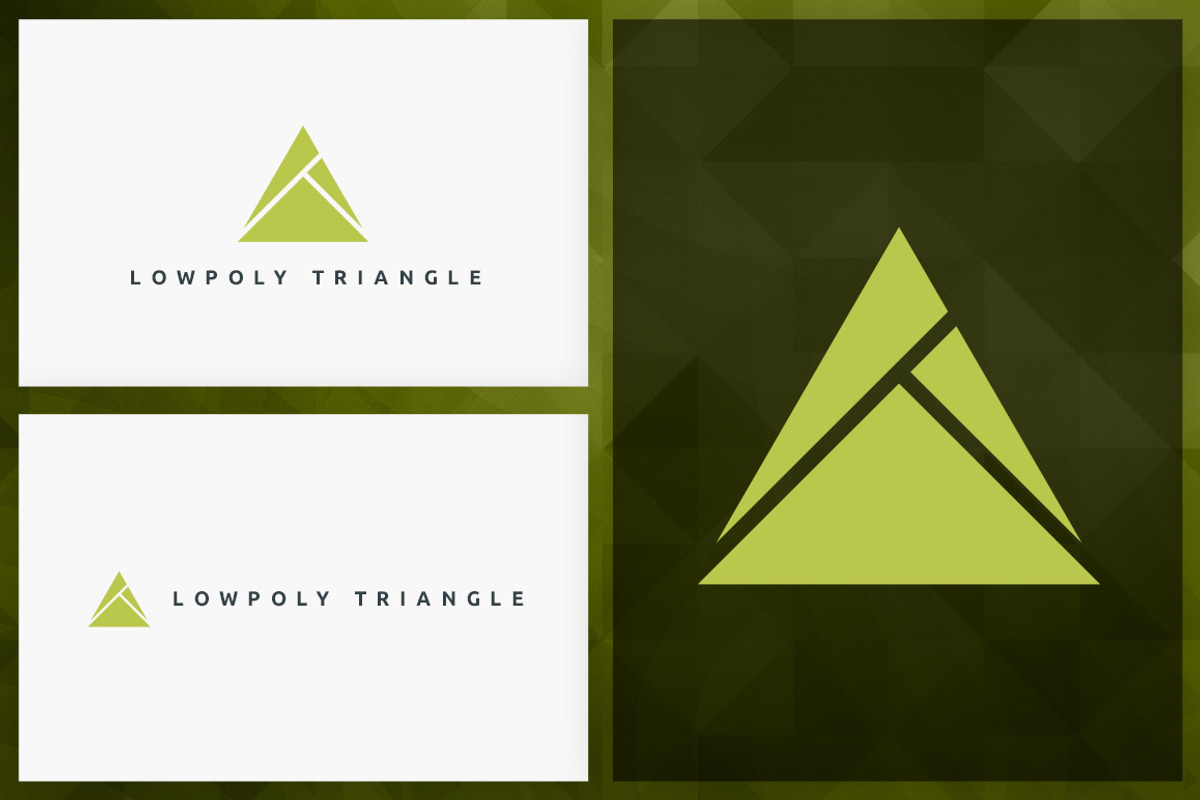 20 Triangle Logos - Filled edition, a Branding & Logo Template by VP Fonts (Photo 16 of 21)