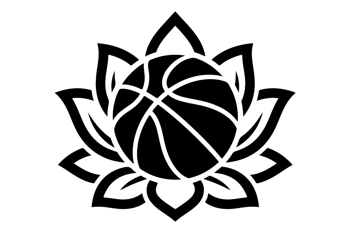 Basketball Lotus Emblem, an Object Graphic by Gfx_Store (Photo 15 of 15)