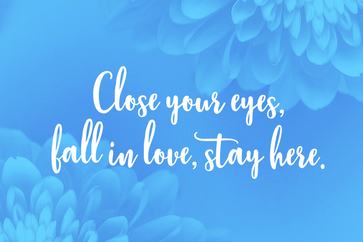 Stephanie Script, a Script Font by Typehill (Photo 9 of 12)