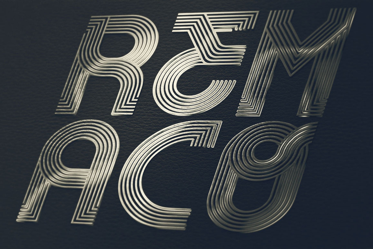 Remaco - Display Font, a Font by MIIM (Photo 3 of 7)
