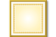 Floral Modern Vector Frame, a Texture Graphic by FineArtStudio (Thumbnail 2 of 3)