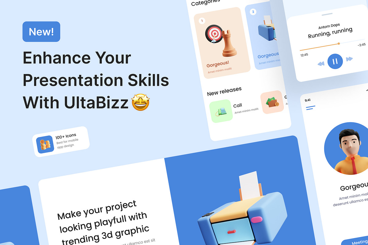 UltaBizz–Ultimate Business 3D icon, an Object 3D Model by Iqonic Design (Photo 3 of 6)