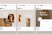Vana Fashion Instagram Posts, a Social Media Template by CaDesign (Thumbnail 3 of 5)