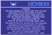 Synthetic Rhythm font, a Font by weknow (Thumbnail 7 of 8)