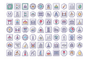 Passport Stamps Icons Pack, an Icon by Vector Portal (Thumbnail 2 of 5)