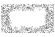 Floral Frame SVG Bundle, an Illustration by Gaye Art (Thumbnail 23 of 31)