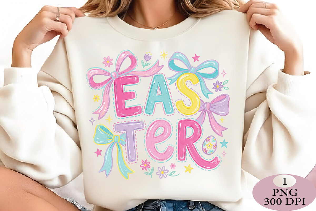 Pastel Easter Lettering PNG, an Illustration by Daily.Designs (Photo 3 of 5)