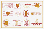 Vintage Animal Logos, an Animal Illustration by Justin Achammer (Thumbnail 4 of 11)