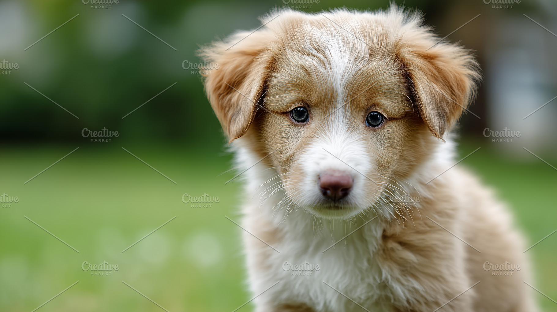 Cute red merle border collie puppy, an Animal Photo by MistyDay