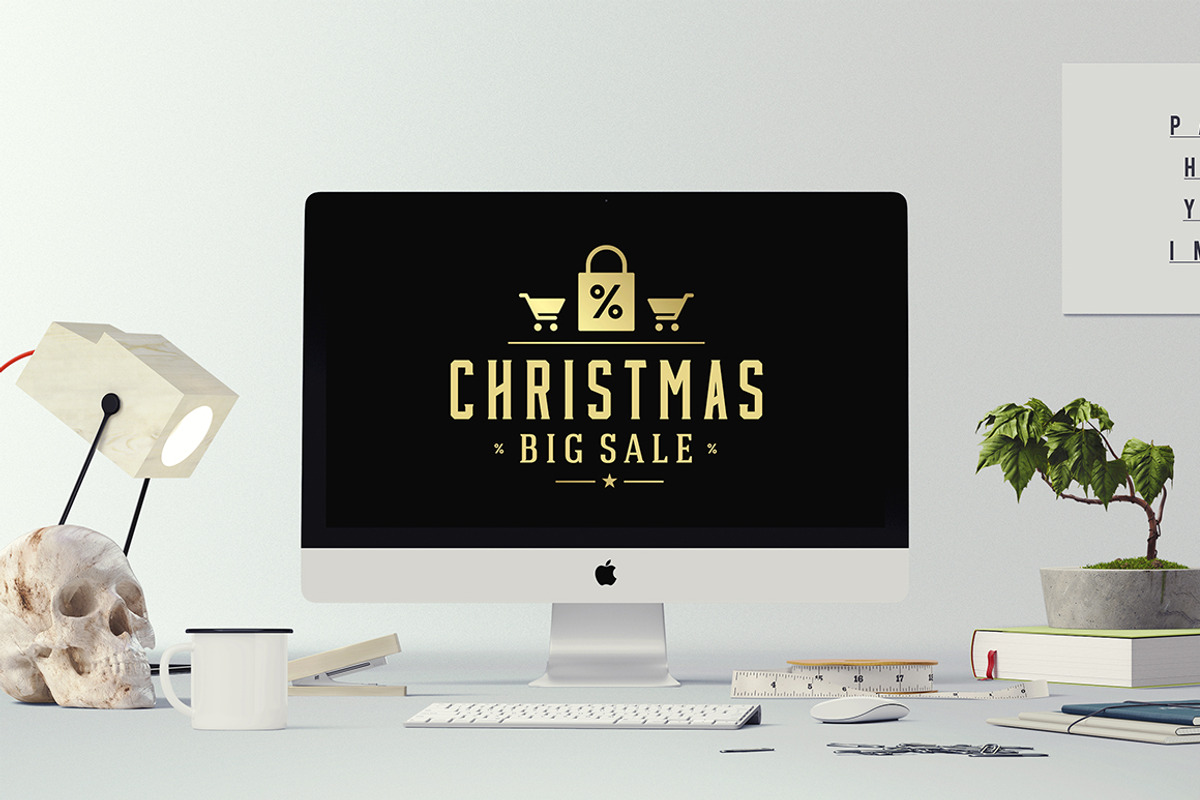 30 Christmas Sale Labels and Badges, a Branding & Logo Template by Vasya Kobelev (Photo 17 of 20)