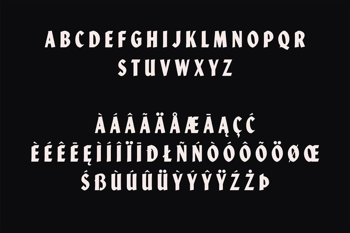 Valorous Display Font, a Sans Serif Font by Bart Wesolek (Photo 3 of 10)
