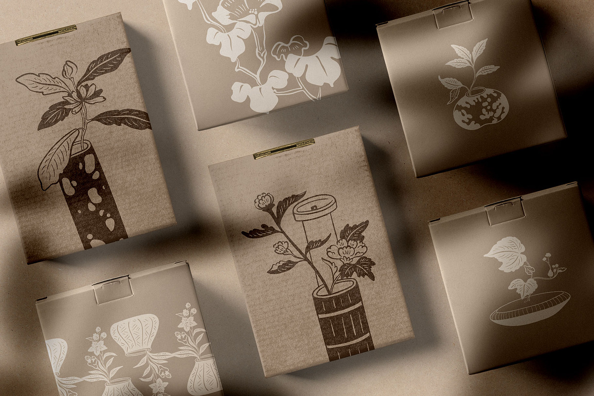 Japanese Flowers | Illustration Kit, an Object Illustration by Leleka.Store (Photo 10 of 10)