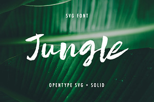 Jungle SVG Font