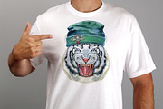 Watercolor fearsome white tiger, an Animal Illustration by Watercolor fantasy (Thumbnail 3 of 5)