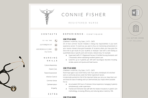 Nurse Resume Template CV