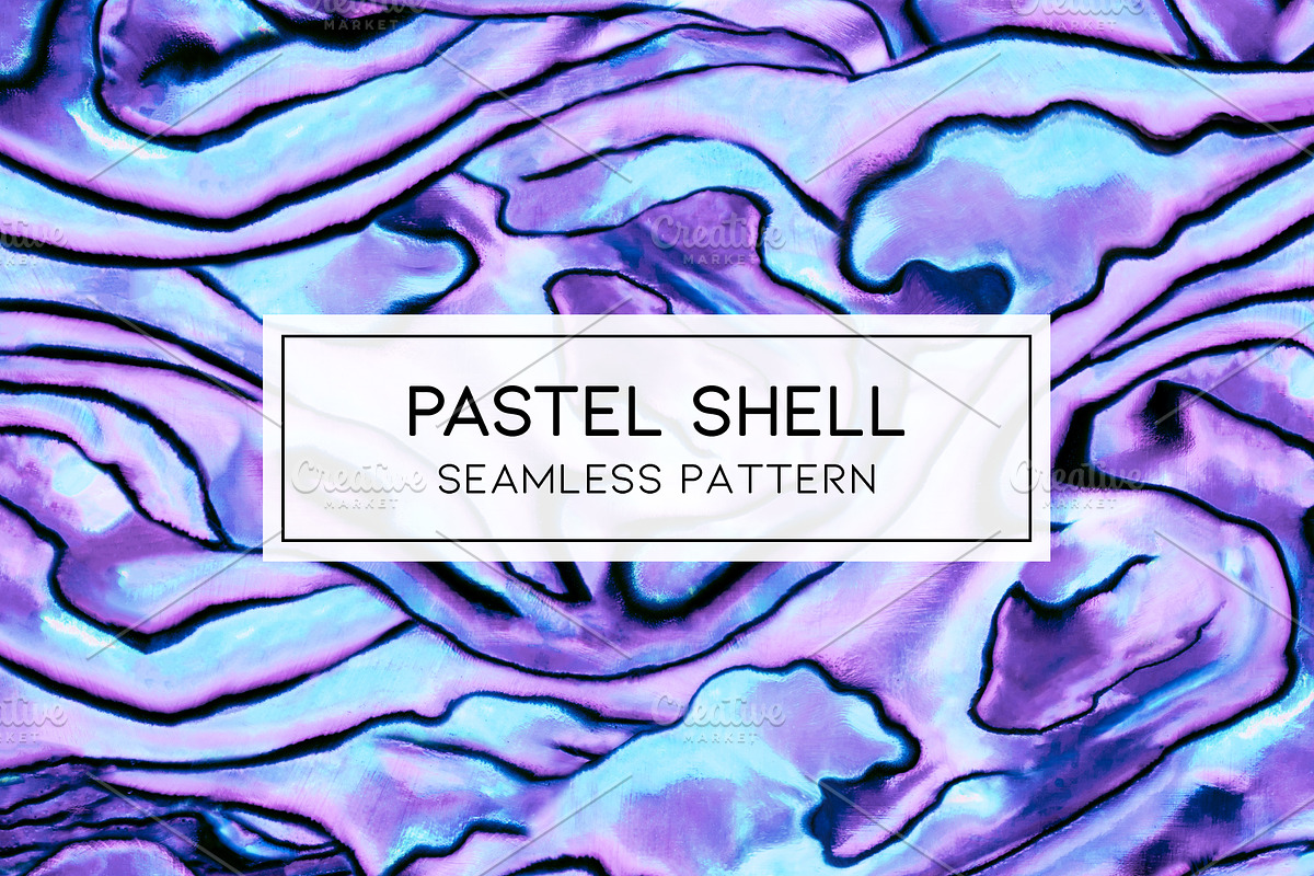 Pastel Shell Seamless Pattern, a Texture Graphic by PATTERNBASE (Photo 1 of 8)