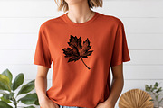 Autumn Linocut Floral Clipart, an Object Graphic by ArtIrisArt (Thumbnail 3 of 4)