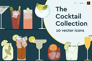 Cocktail Icon set, an Icon by Marinastu (Thumbnail 1 of 6)
