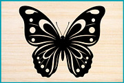 Butterfly Silhouette PNG Clipart Set, an Animal Illustration by Creativeshirt (Thumbnail 2 of 4)