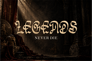 KORVEA — Experimental Gothic, a Blackletter Font by idealistudio (Thumbnail 3 of 5)