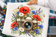 Vintage Floral PNG Bundle, a Work Illustration by SinaCreation (Thumbnail 4 of 6)