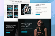 Credit Repair Canva Website Template, a Landing Page Template by Kromatic Design Studio (Thumbnail 2 of 10)