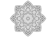 Mandala. Coloring book pages, a Decorative Illustration by jelisua88 (Thumbnail 6 of 9)