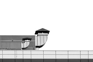 Industrial building roof isolated, an Industrial Photo by BOOCYS