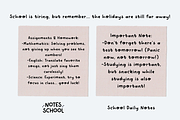 Notes School - Cute Handwritten Font, a Handwritten Font by SaktiAvellin (Thumbnail 7 of 8)