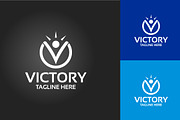Victory Logo Template, a Branding & Logo Template by wakgraphic (Thumbnail 2 of 3)