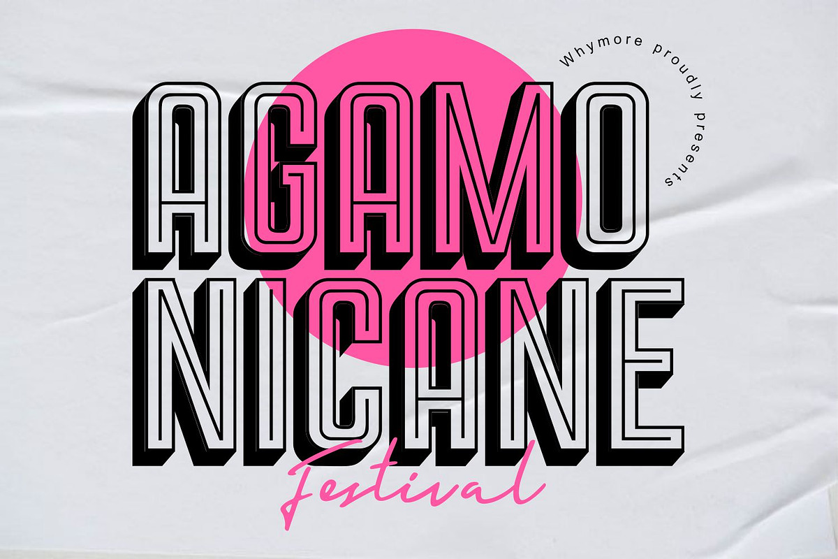 Play Ground Font | 3D Font, a Sans Serif Font by WhymoreArt (Photo 3 of 10)