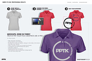 Womens Polo Shirt Mockup, a Shirt Mockup by PrePress Toolkit (Thumbnail 2 of 3)