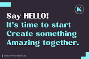 Milgran Sans Font Family, a Sans Serif Font by Kulokale (Thumbnail 2 of 10)