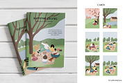 Summer picnic clipart | svg, png, ai, a Person Illustration by LyubovZaytseva (Thumbnail 7 of 14)