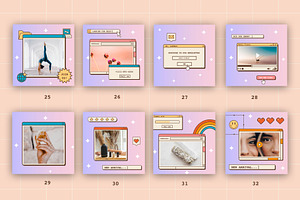 Retro Computer - Instagram Templates