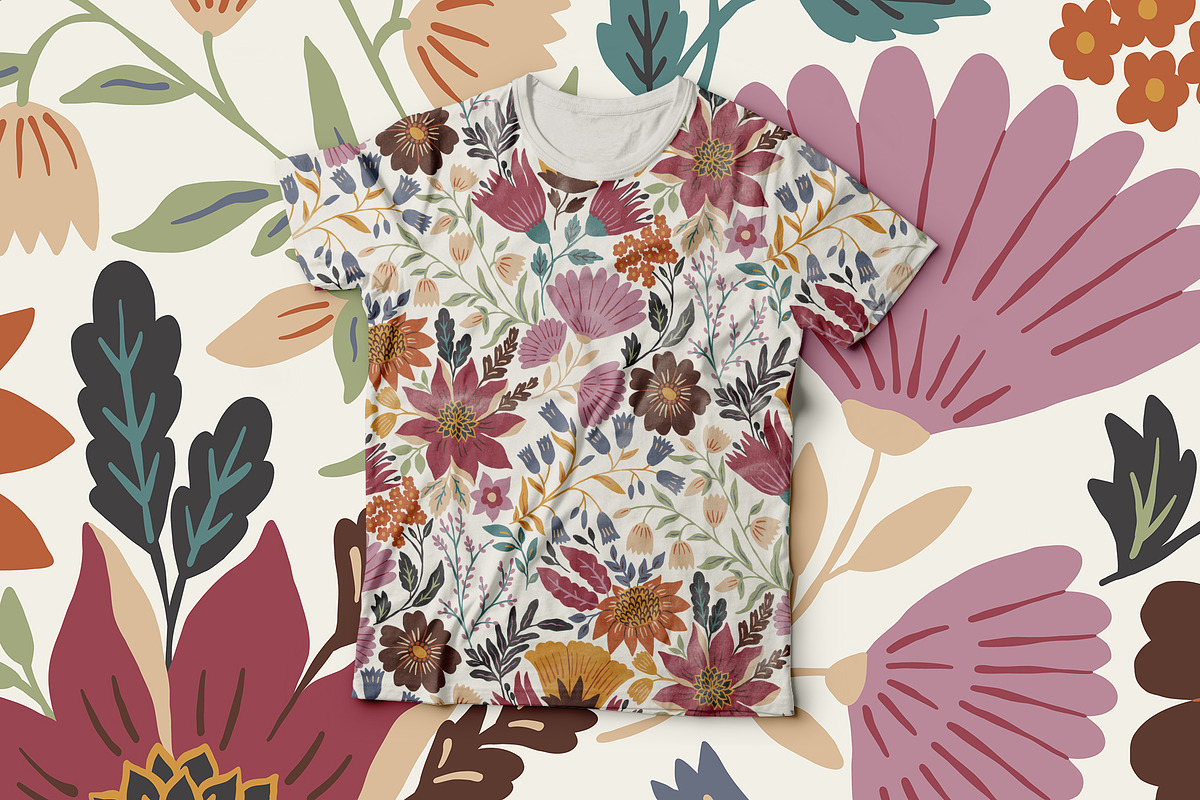 Autumn Bloom, a Pattern Graphic by kateja (Photo 5 of 5)