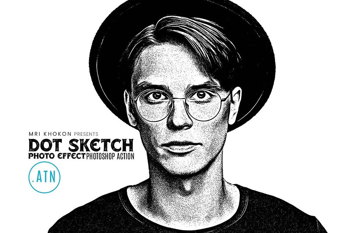 Dot Sketch Photo Effect, an Action Add-On by MRI STUDIO (Photo 1 of 7)