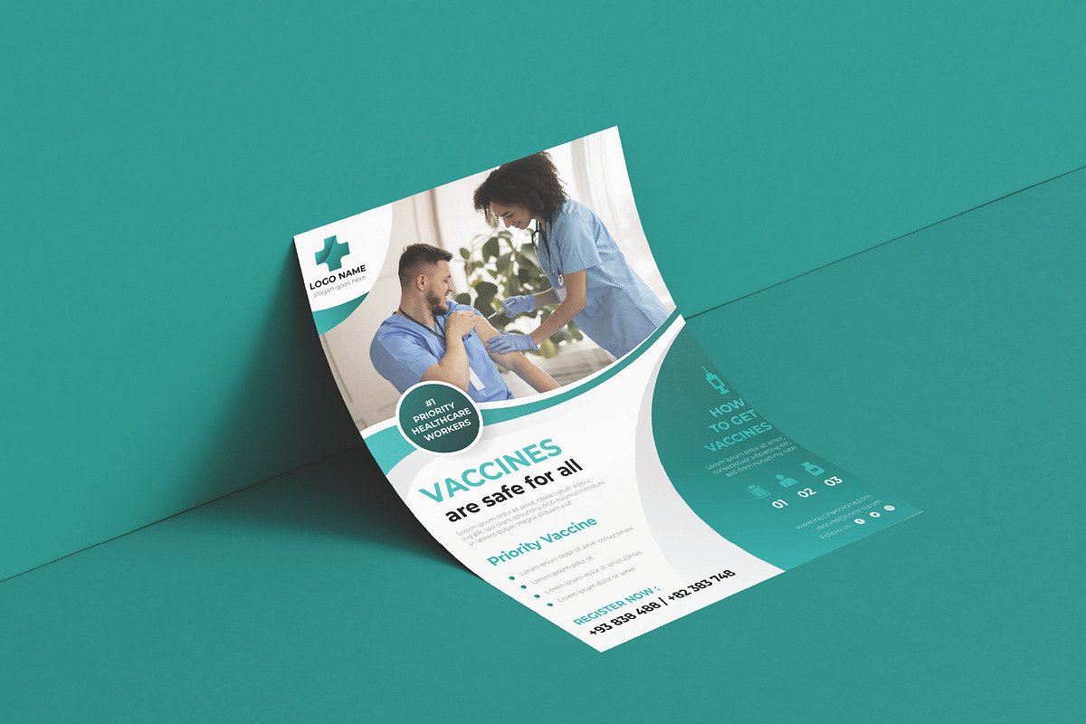 Sale medical flyer design template, a Flyer Template by Workhu (Photo 4 of 4)